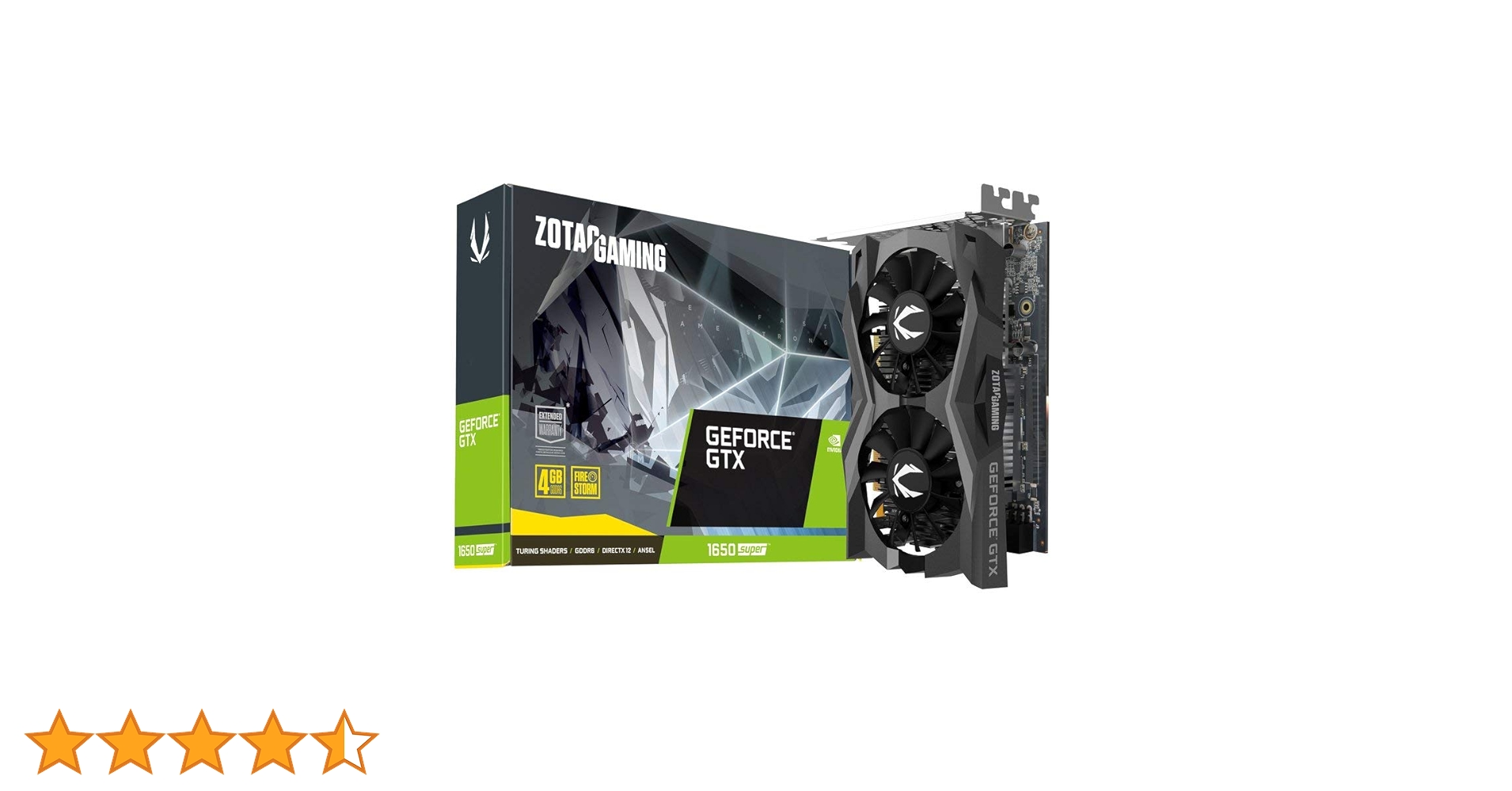 Amazon | ZOTAC Gaming GeForce GTX 1650 スーパーツインファン 4GB